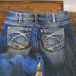 Silver Jeans Women's Dark Blue Boot Cut Denim